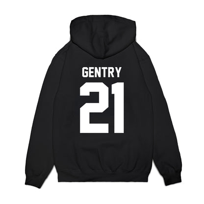 Texas Tech - NCAA Football : Tristian Gentry - Vintage Helmet Premium Hooded Sweatshirt-1