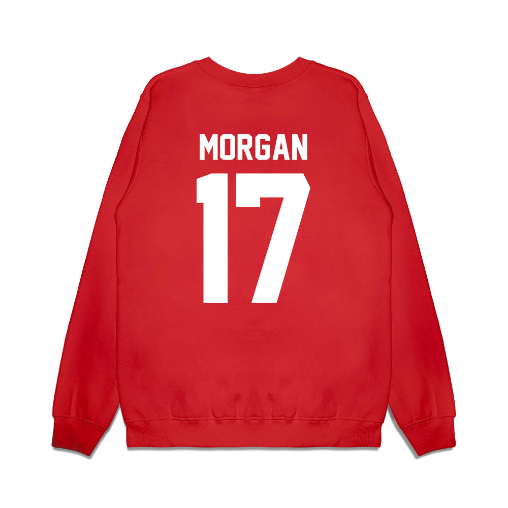 Texas Tech - NCAA Football : Peyton Morgan - Vintage Helmet Premium Crewneck Sweatshirt-1