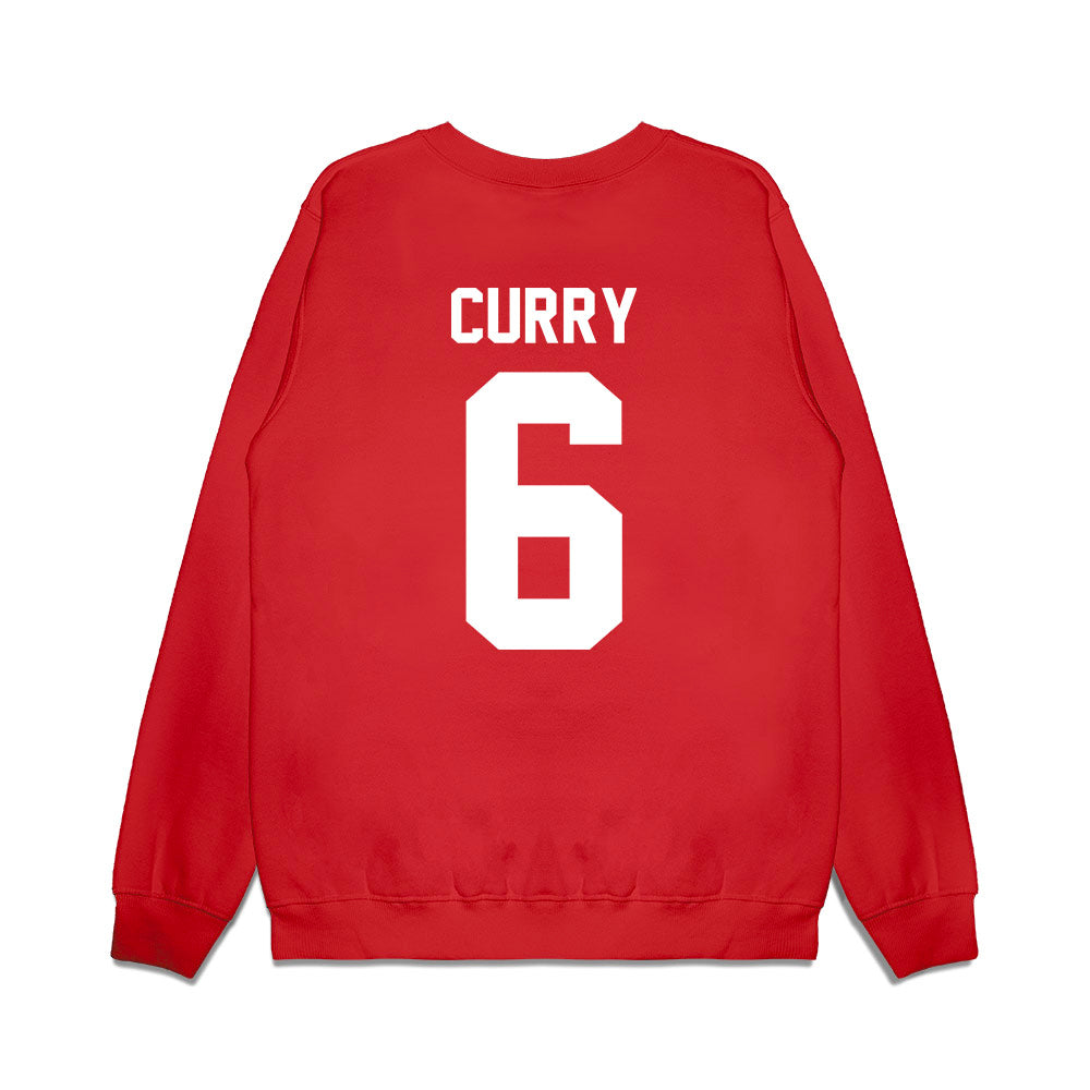 Texas Tech - NCAA Football : John Curry - Vintage Helmet Premium Crewneck Sweatshirt-1