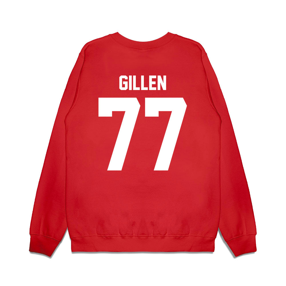 Texas Tech - NCAA Football : Elias Gillen - Vintage Helmet Premium Crewneck Sweatshirt-1