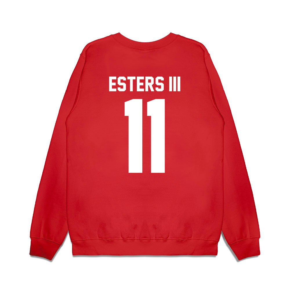 Texas Tech - NCAA Football : Charles Esters III - Vintage Helmet Premium Crewneck Sweatshirt-1