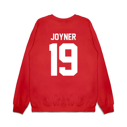 Texas Tech - NCAA Football : Quintaelyn Joyner - Vintage Helmet Premium Crewneck Sweatshirt-1