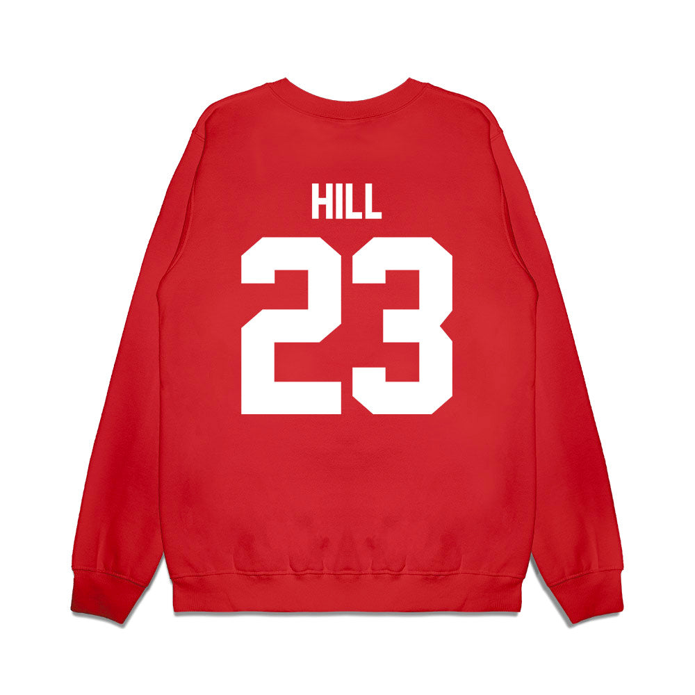 Texas Tech - NCAA Football : Adam Hill - Vintage Helmet Premium Crewneck Sweatshirt-1