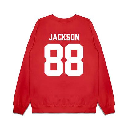 Texas Tech - NCAA Football : Trey Jackson - Vintage Helmet Premium Crewneck Sweatshirt-1