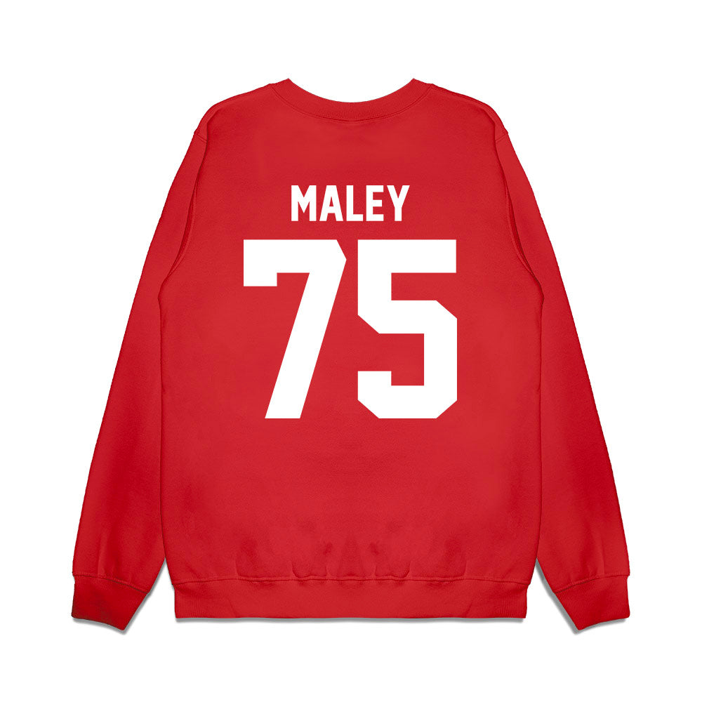 Texas Tech - NCAA Football : Garin Maley - Vintage Helmet Premium Crewneck Sweatshirt-1