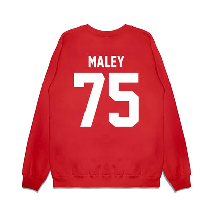 Texas Tech - NCAA Football : Garin Maley - Vintage Helmet Premium Crewneck Sweatshirt-1