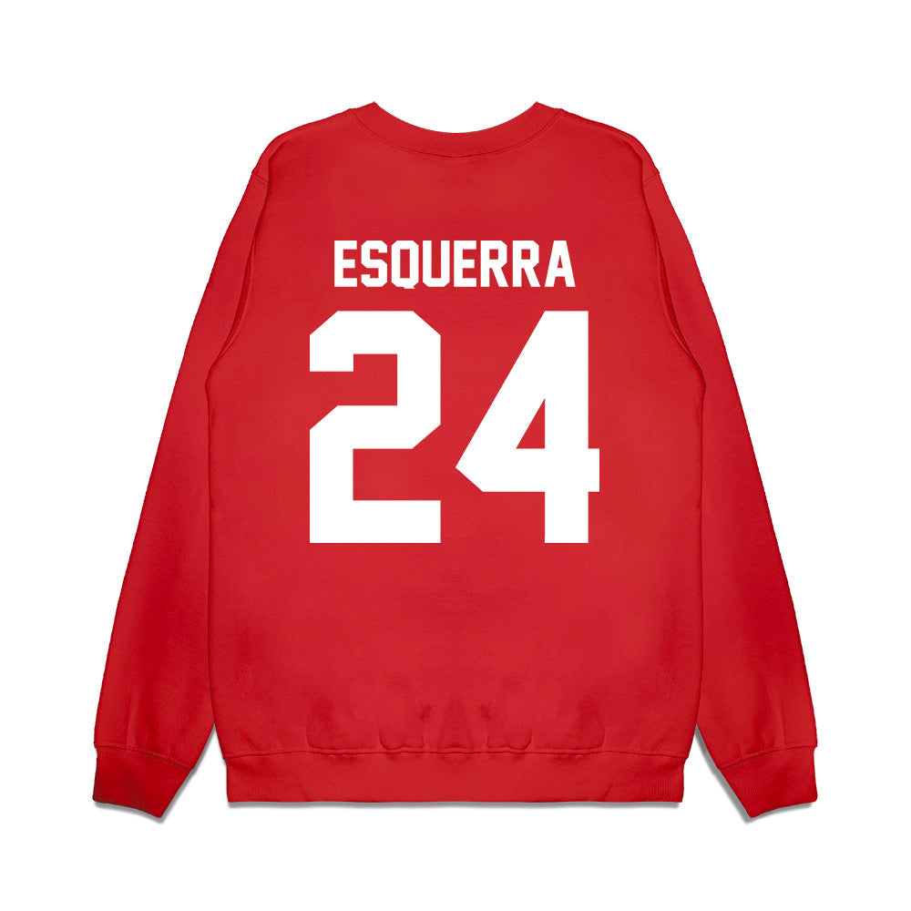 Texas Tech - NCAA Football : Malik Esquerra - Vintage Helmet Premium Crewneck Sweatshirt-1