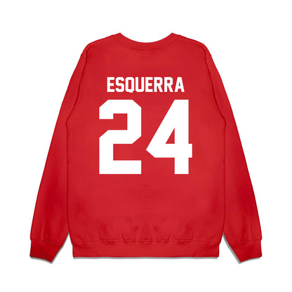 Texas Tech - NCAA Football : Malik Esquerra - Vintage Helmet Premium Crewneck Sweatshirt-1