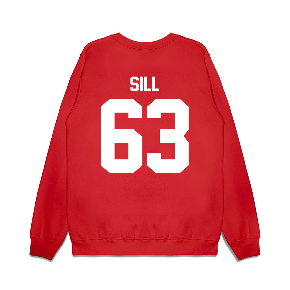 Texas Tech - NCAA Football : Daniel Sill - Vintage Helmet Premium Crewneck Sweatshirt-1