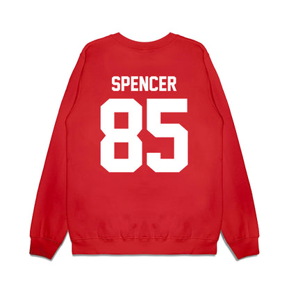 Texas Tech - NCAA Football : Dylan Spencer - Vintage Helmet Premium Crewneck Sweatshirt-1