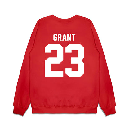 Texas Tech - NCAA Football : Tarrion Grant - Vintage Helmet Premium Crewneck Sweatshirt-1