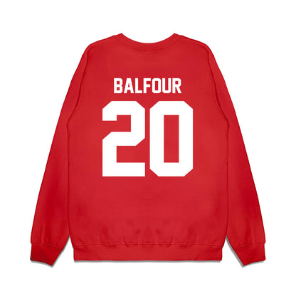 Texas Tech - NCAA Football : Dontae Balfour - Vintage Helmet Premium Crewneck Sweatshirt-1