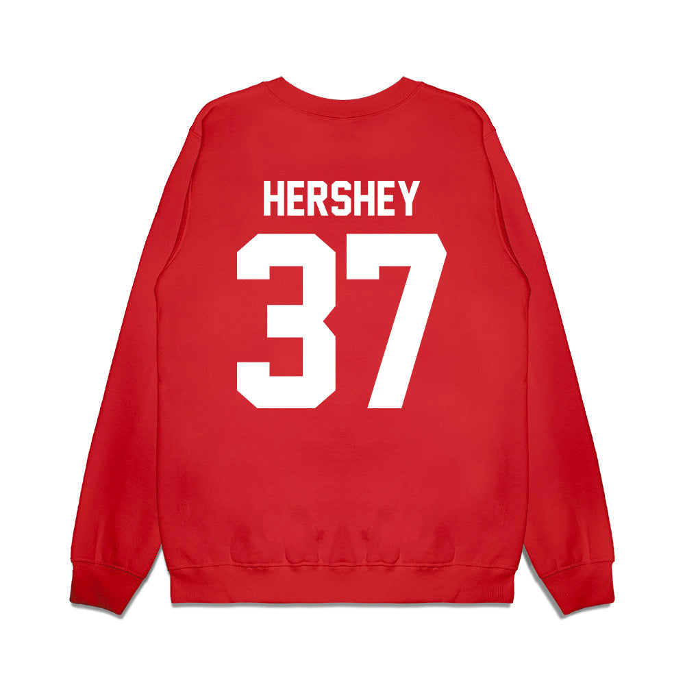 Texas Tech - NCAA Football : Ian Hershey - Vintage Helmet Premium Crewneck Sweatshirt-1