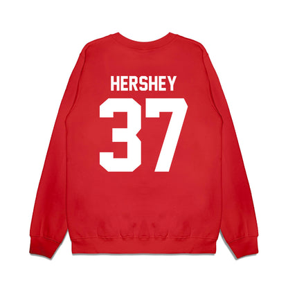 Texas Tech - NCAA Football : Ian Hershey - Vintage Helmet Premium Crewneck Sweatshirt-1