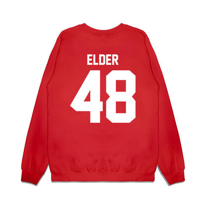 Texas Tech - NCAA Football : Gage Elder - Vintage Helmet Premium Crewneck Sweatshirt-1