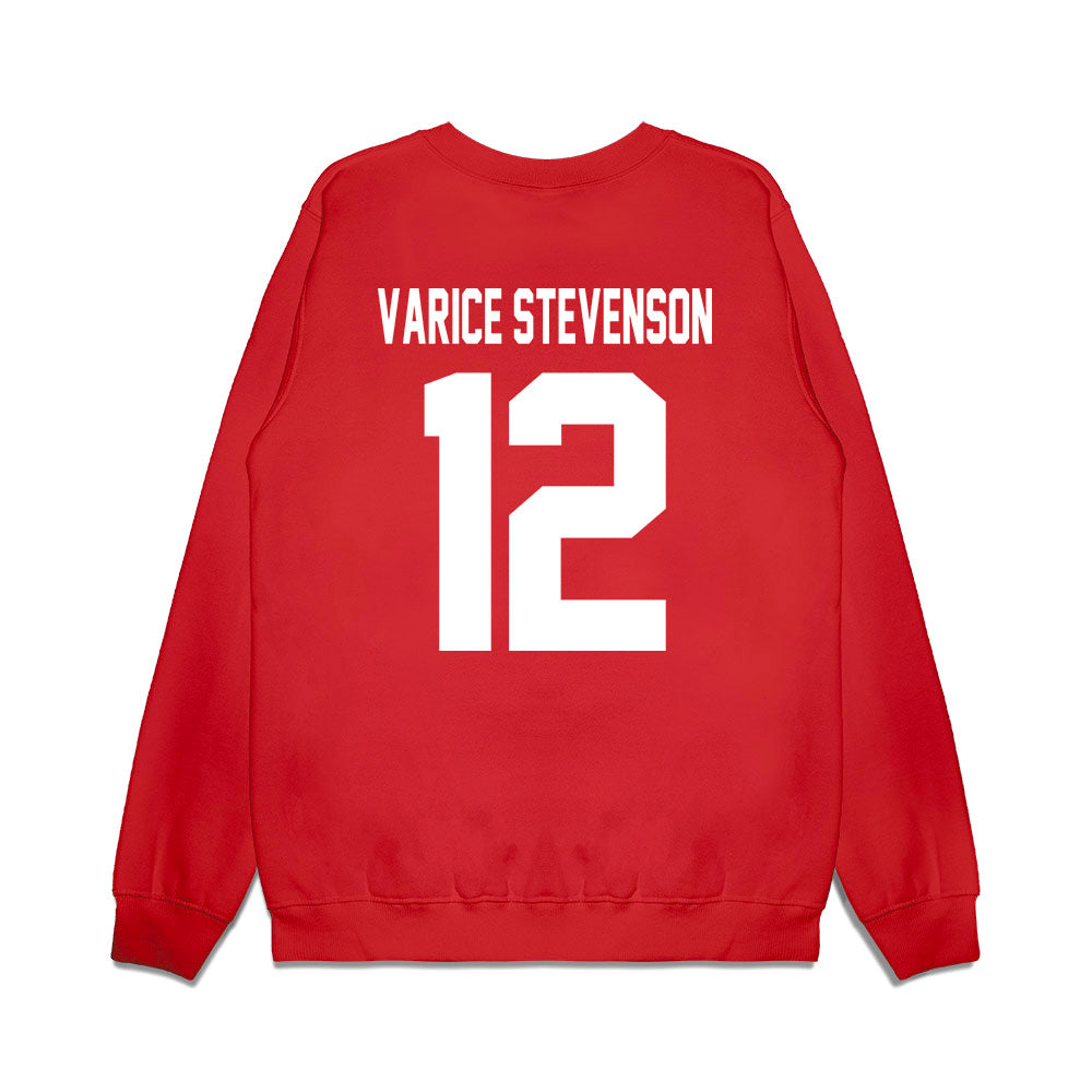 Texas Tech - NCAA Football : Marquez Varice Stevenson - Vintage Helmet Premium Crewneck Sweatshirt-1