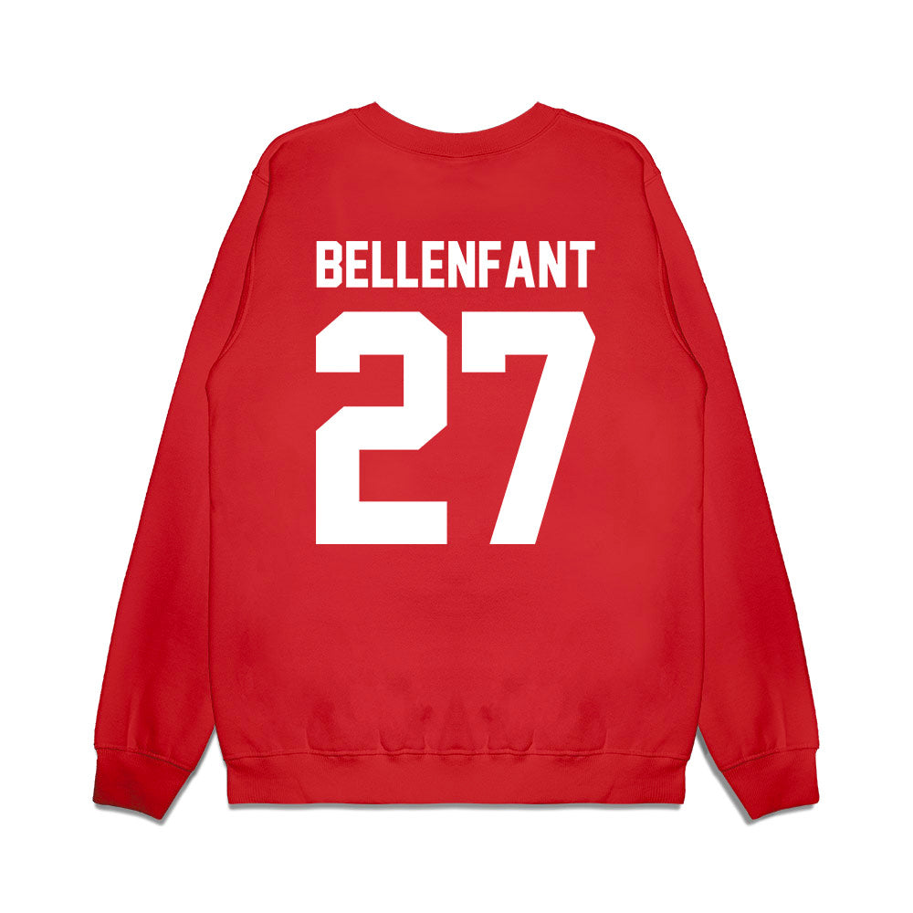 Texas Tech - NCAA Football : Upton Bellenfant - Vintage Helmet Premium Crewneck Sweatshirt-1