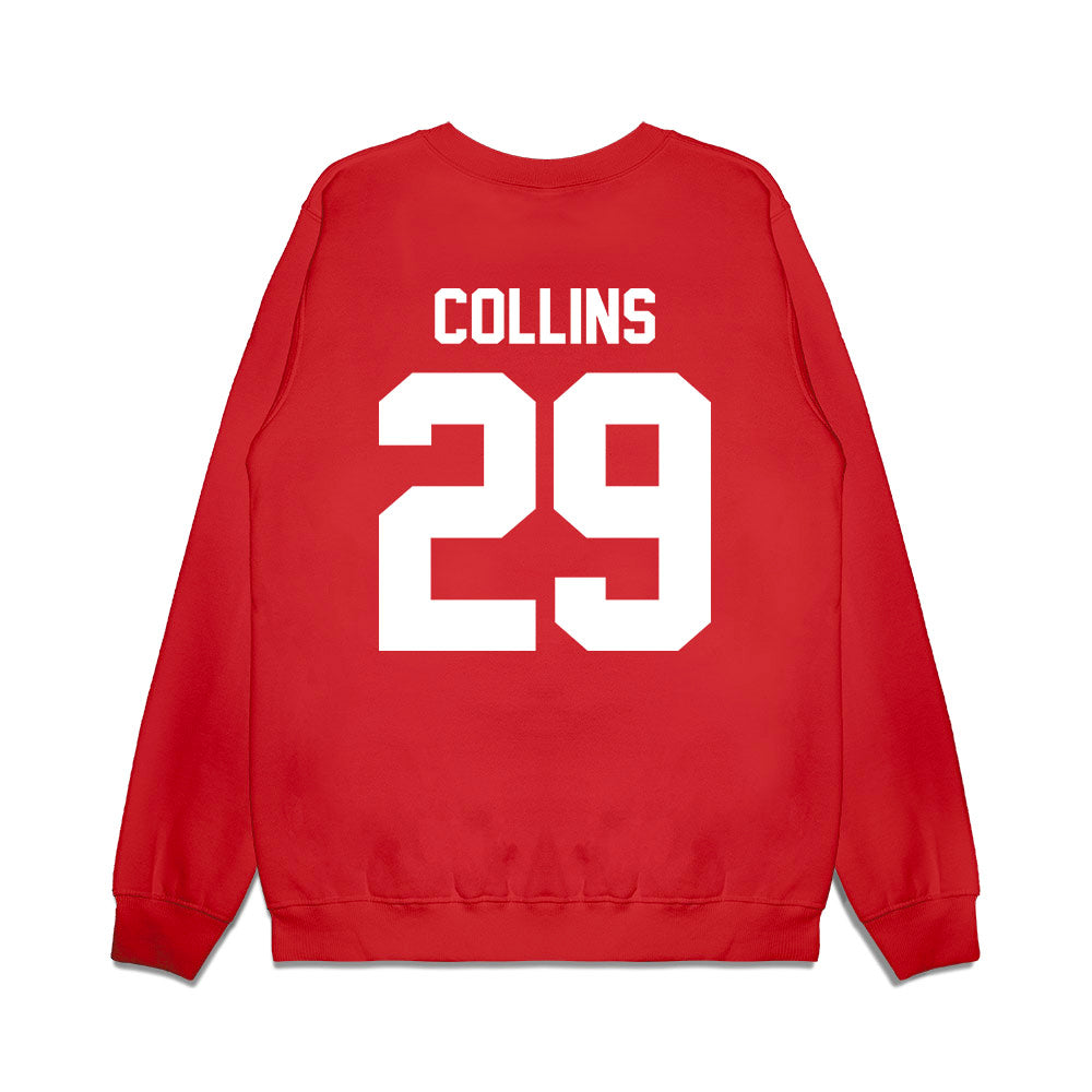 Texas Tech - NCAA Football : Chief Collins - Vintage Helmet Premium Crewneck Sweatshirt-1