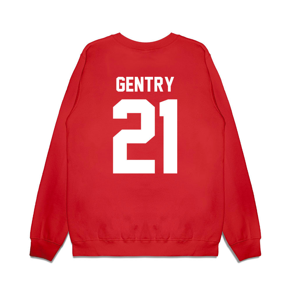 Texas Tech - NCAA Football : Tristian Gentry - Vintage Helmet Premium Crewneck Sweatshirt-1