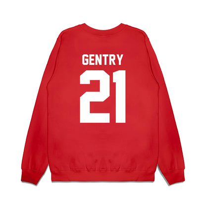 Texas Tech - NCAA Football : Tristian Gentry - Vintage Helmet Premium Crewneck Sweatshirt-1