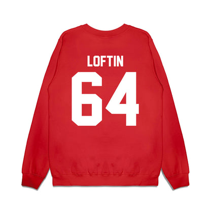 Texas Tech - NCAA Football : Jurrien Loftin - Vintage Helmet Premium Crewneck Sweatshirt-1