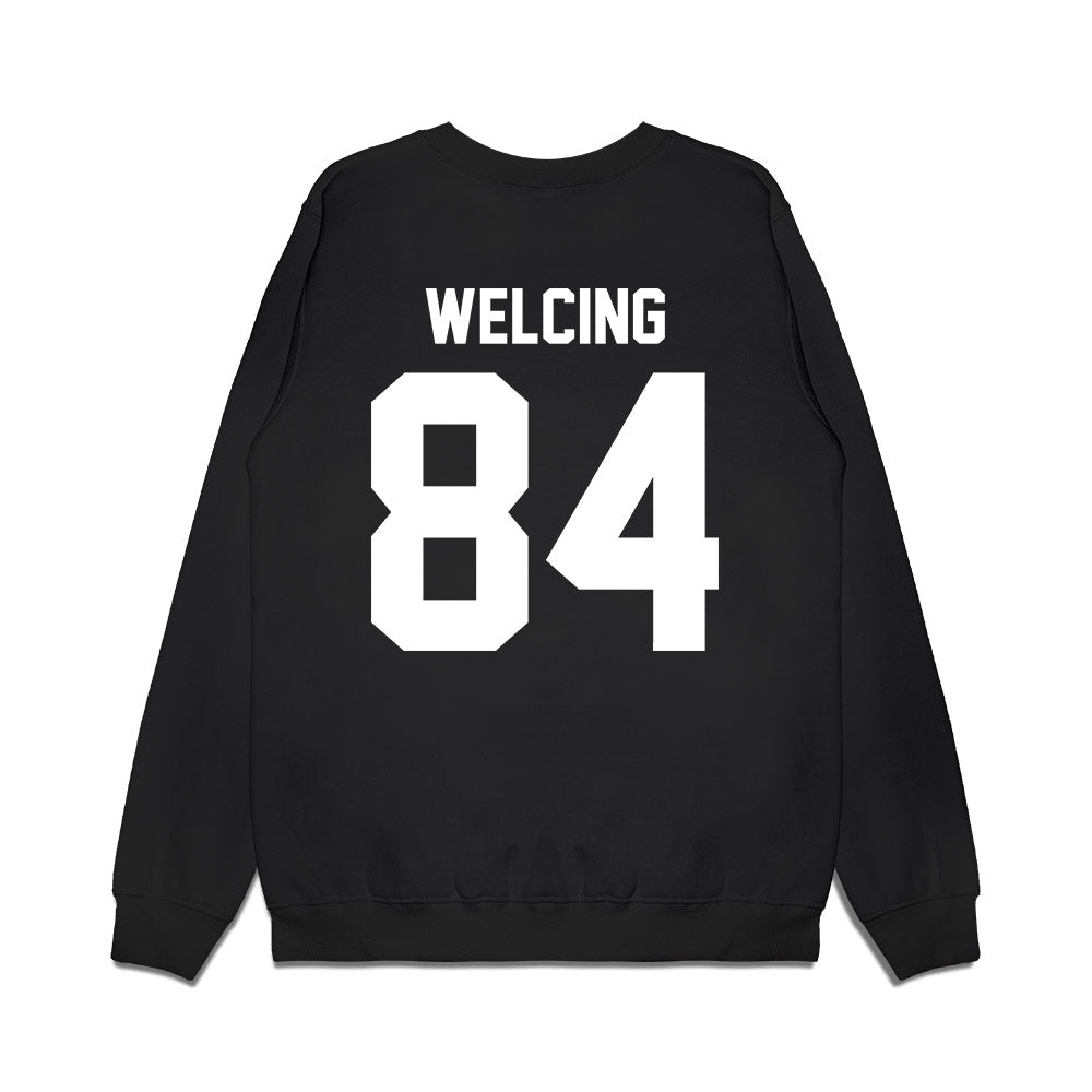 Northwestern - NCAA Football : Hunter Welcing - Vintage Football Premium Crewneck Sweatshirt-1