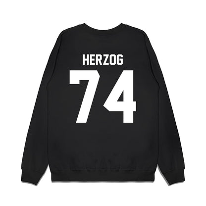 Northwestern - NCAA Football : Nicholas Herzog - Vintage Football Premium Crewneck Sweatshirt-1