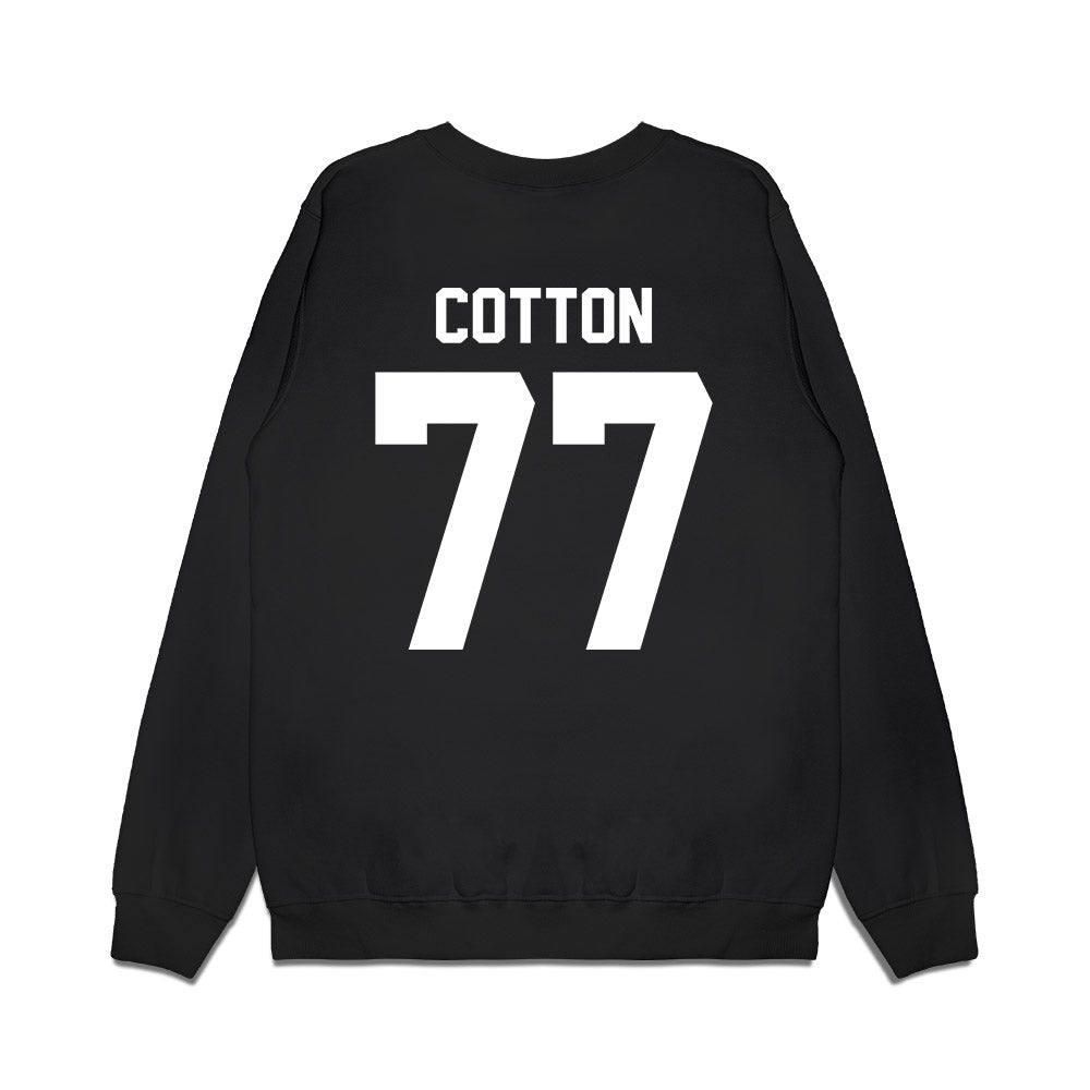 Northwestern - NCAA Football : Idrys Cotton - Vintage Football Premium Crewneck Sweatshirt-1