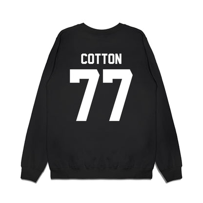 Northwestern - NCAA Football : Idrys Cotton - Vintage Football Premium Crewneck Sweatshirt-1