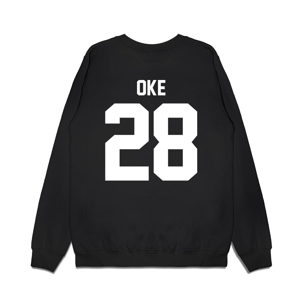Northwestern - NCAA Football : Timi Oke - Vintage Football Premium Crewneck Sweatshirt-1