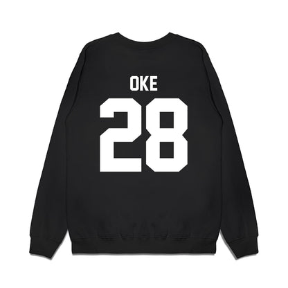 Northwestern - NCAA Football : Timi Oke - Vintage Football Premium Crewneck Sweatshirt-1