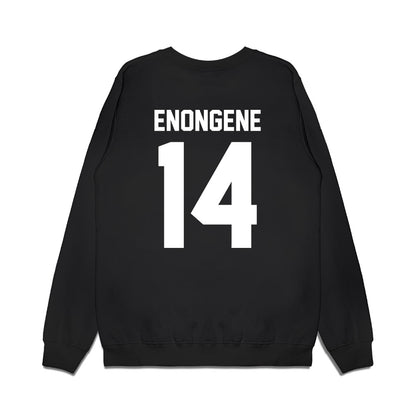 Northwestern - NCAA Football : Dube Enongene - Vintage Football Premium Crewneck Sweatshirt-1