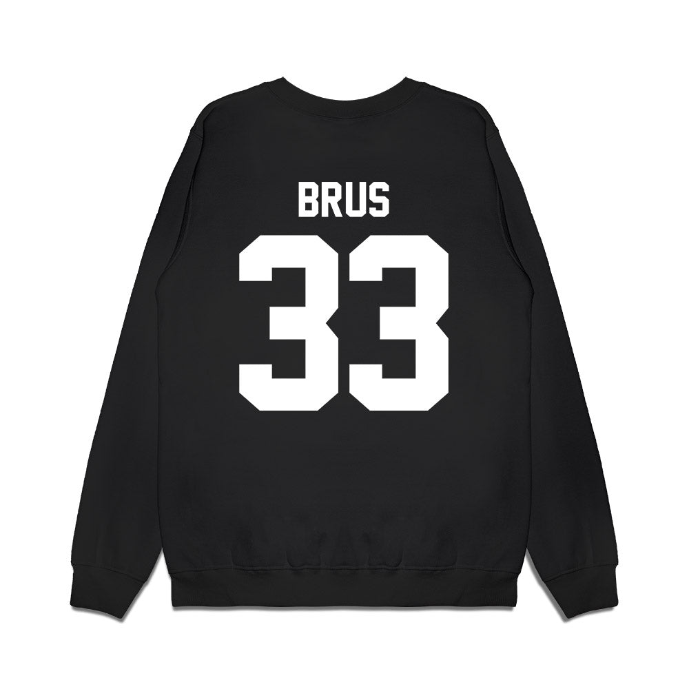 Northwestern - NCAA Football : Braydon Brus - Vintage Football Premium Crewneck Sweatshirt-1