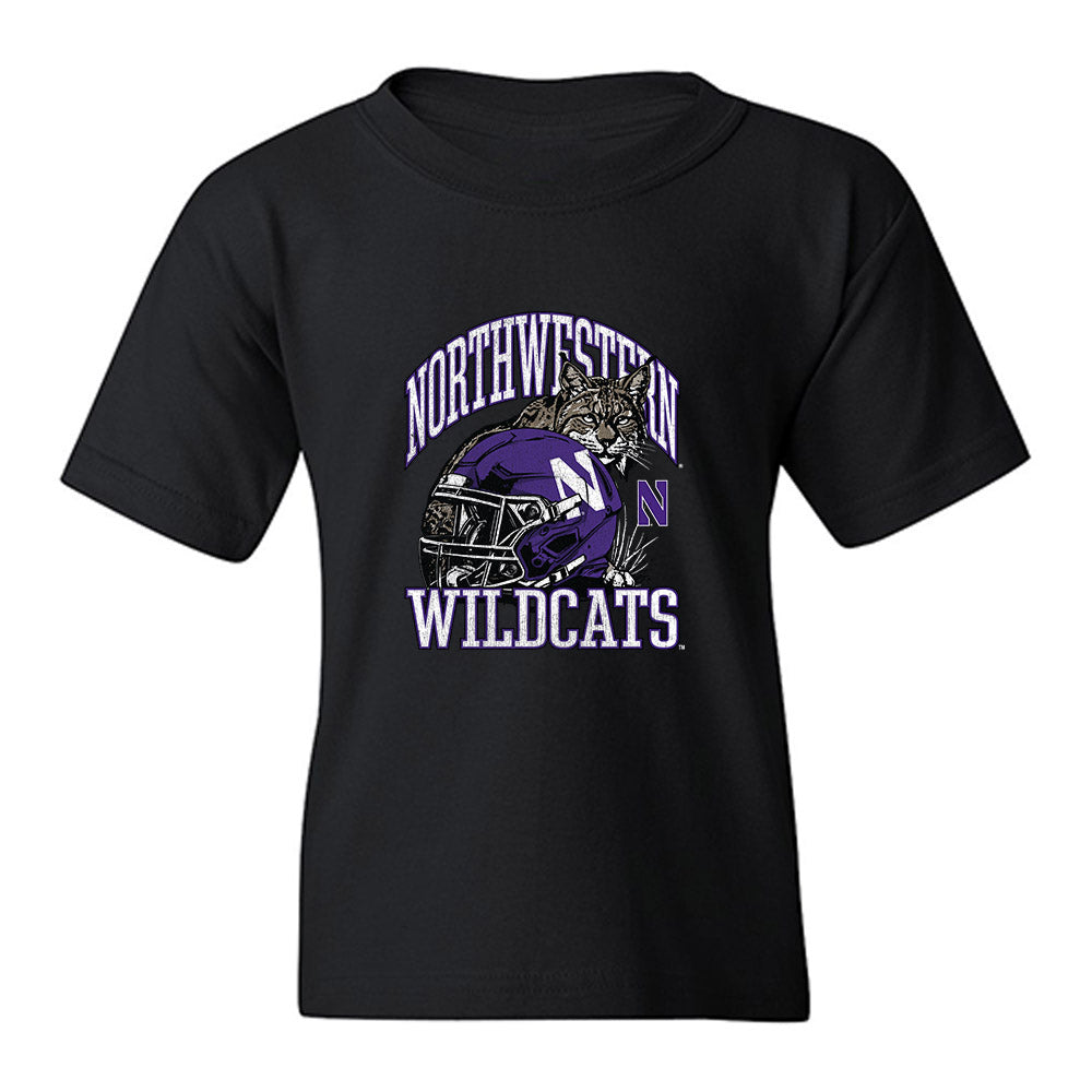 Northwestern - NCAA Football : Miguel Jackson - Vintage Football Youth T-Shirt-0