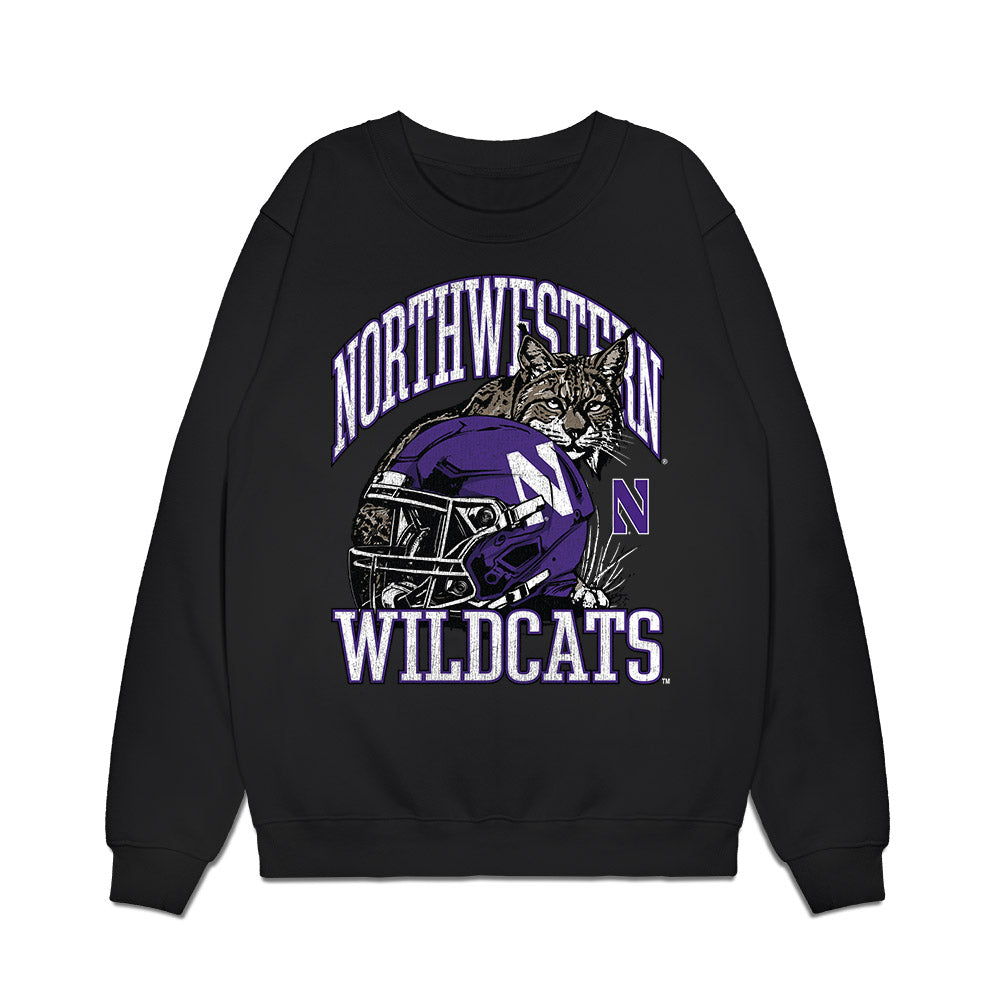 Northwestern - NCAA Football : Albert Kunickis - Vintage Football Premium Crewneck Sweatshirt-0