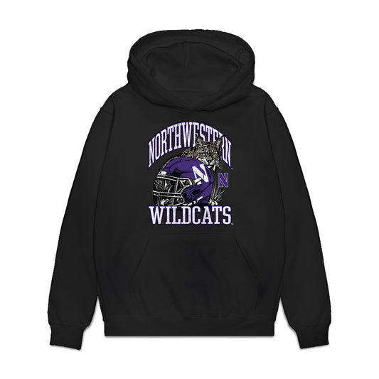 Northwestern - NCAA Football : Fred Davis II - Vintage Football Premium Hooded Sweatshirt-0
