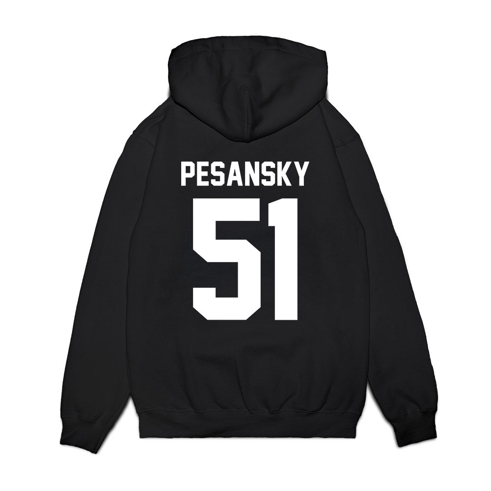 UNC - NCAA Football : Peter Pesansky - Vintage Helmet Premium Hooded Sweatshirt-1