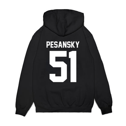 UNC - NCAA Football : Peter Pesansky - Vintage Helmet Premium Hooded Sweatshirt-1