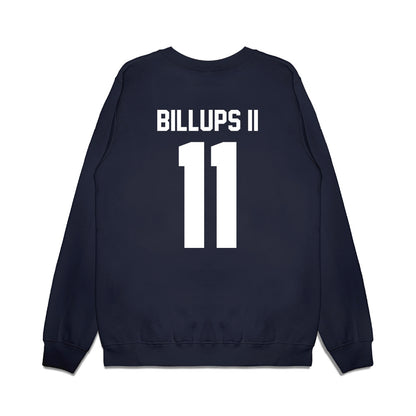 UNC - NCAA Football : Paul Billups II - Vintage Helmet Premium Crewneck Sweatshirt-1