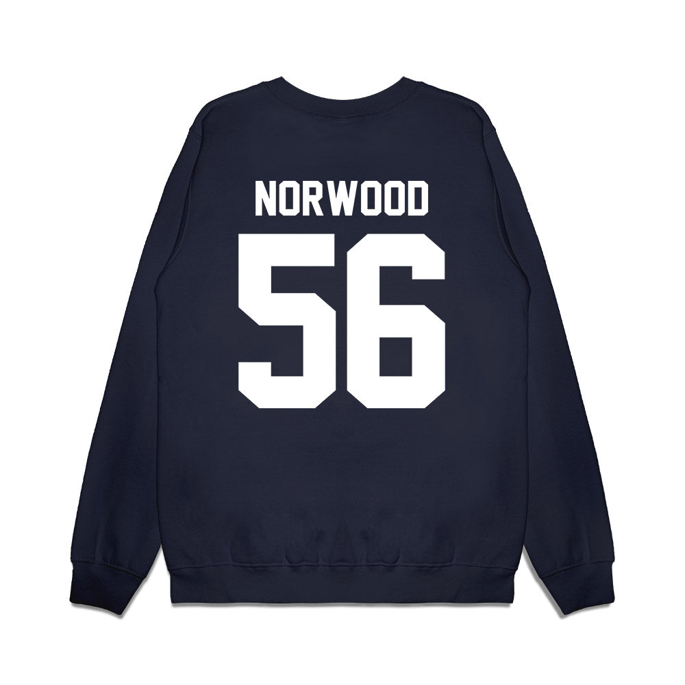 UNC - NCAA Football : Jani Norwood - Vintage Helmet Premium Crewneck Sweatshirt-1