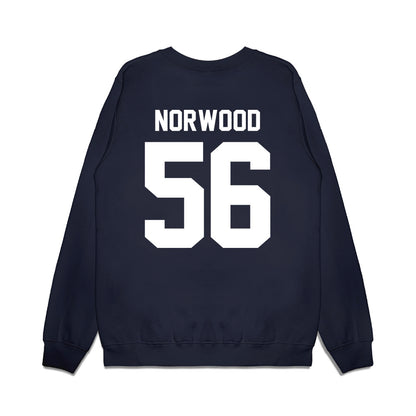 UNC - NCAA Football : Jani Norwood - Vintage Helmet Premium Crewneck Sweatshirt-1