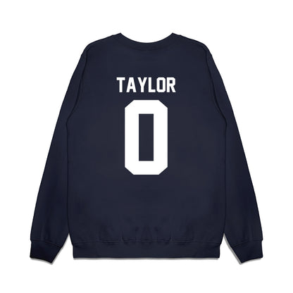 UNC - NCAA Football : Alex Taylor - Vintage Helmet Premium Crewneck Sweatshirt-1