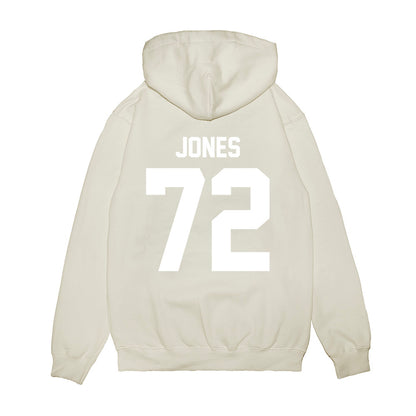 TCU - NCAA Football : Jackson Jones - Vintage Helmet Premium Hooded Sweatshirt-1