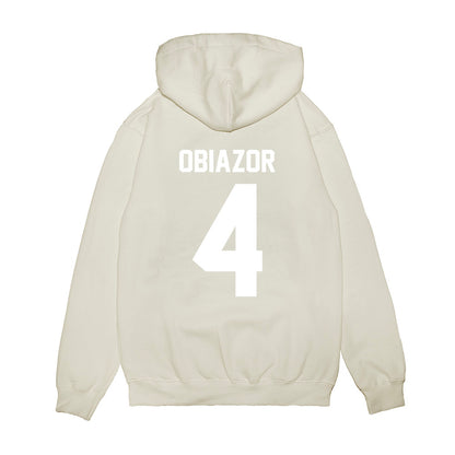 TCU - NCAA Football : Namdi Obiazor - Vintage Helmet Premium Hooded Sweatshirt-1