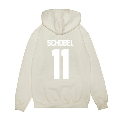 TCU - NCAA Football : Adam Schobel - Vintage Helmet Premium Hooded Sweatshirt-1