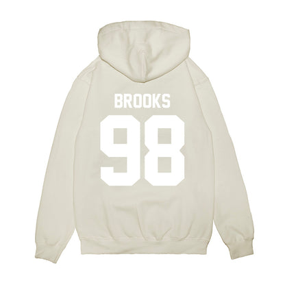 TCU - NCAA Football : Sterlin Brooks - Vintage Helmet Premium Hooded Sweatshirt-1