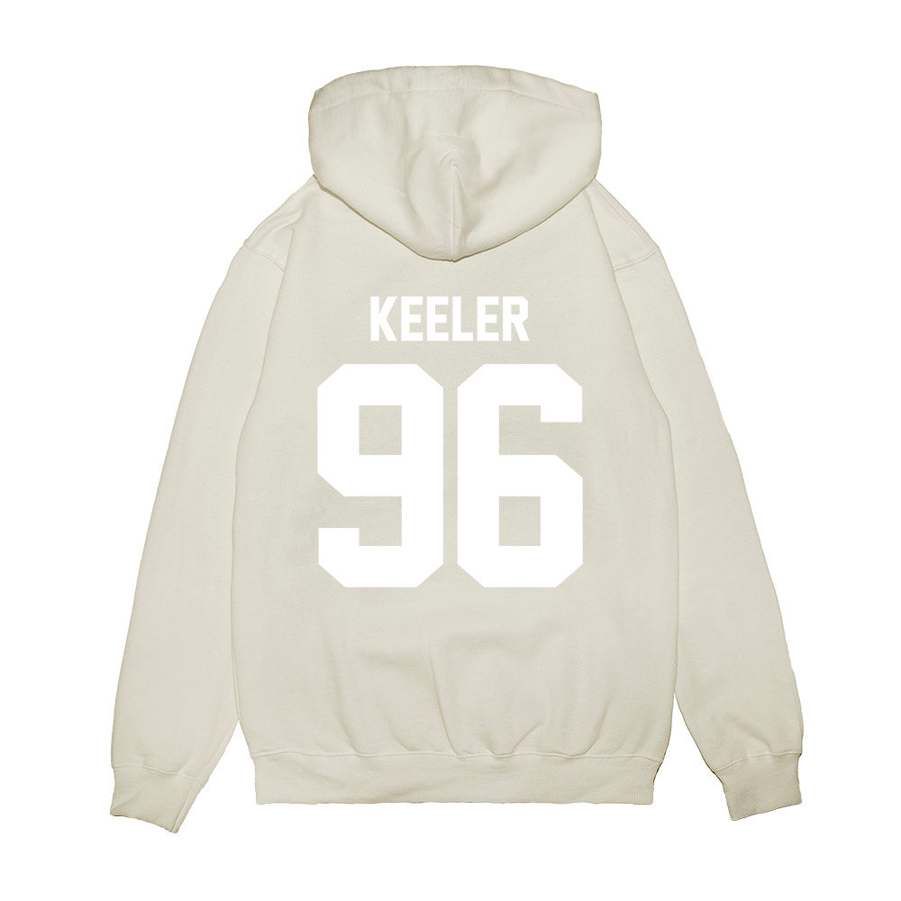 TCU - NCAA Football : Cal Keeler - Vintage Helmet Premium Hooded Sweatshirt-1