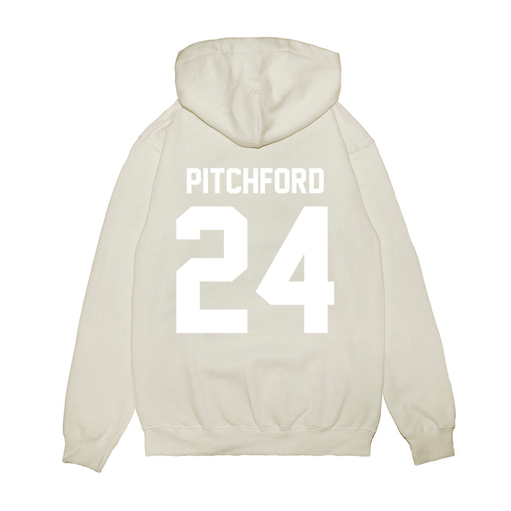 TCU - NCAA Football : Joe Pitchford - Vintage Helmet Premium Hooded Sweatshirt-1