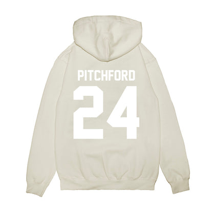 TCU - NCAA Football : Joe Pitchford - Vintage Helmet Premium Hooded Sweatshirt-1
