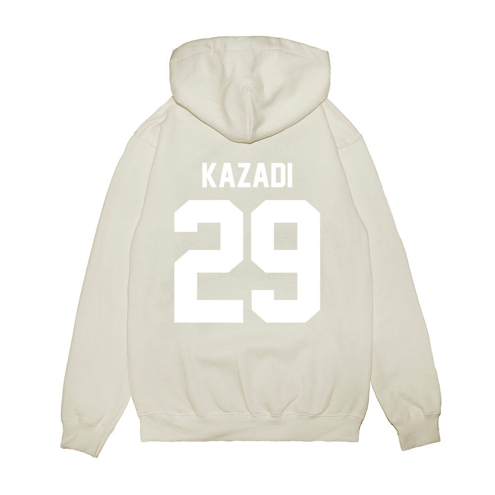 TCU - NCAA Football : rohon kazadi - Vintage Helmet Premium Hooded Sweatshirt-1